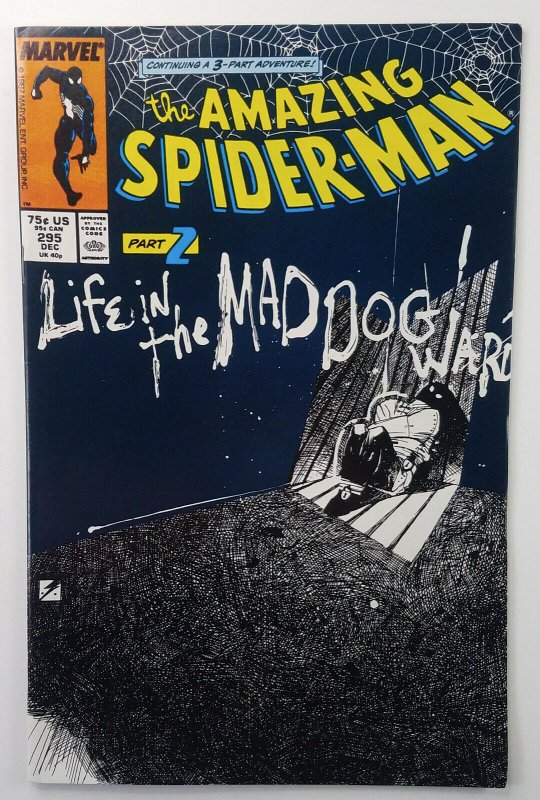 Amazing Spider-Man 295 BILL SIENKIEWICZ COVER  Marvel Comics 1987  NM 