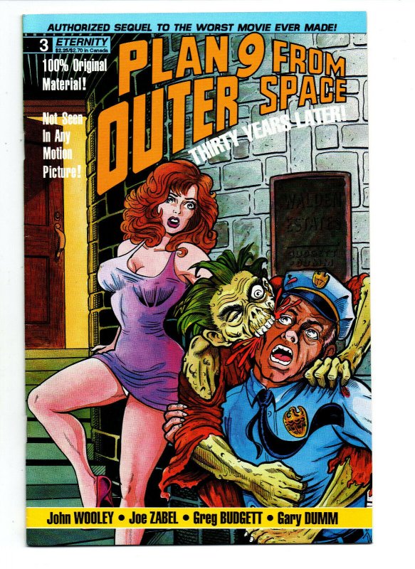 Plan 9 From Outer Space: Thirty Years Later #1 2  & 3 Set - Eternity - 1991 - VF 
