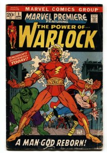 Marvel Premiere #1 comic book Warlock Begins Marvel MCU  VG