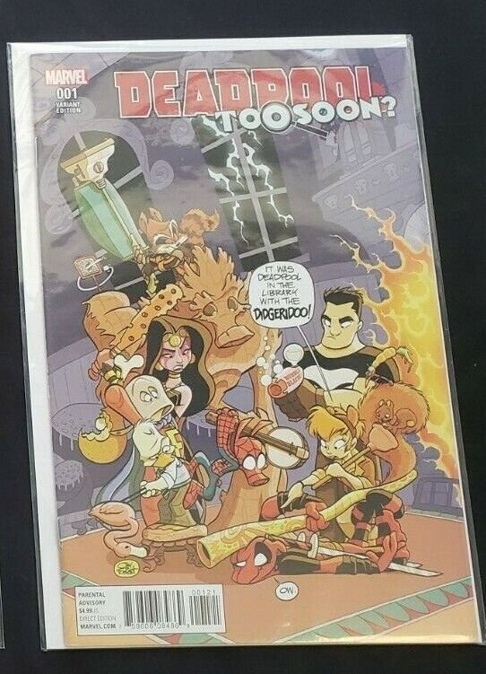 DEADPOOL 3PC (VF/NM) ISSUE #1 VARIANT EDITION, NIGHT OF LIVING DEADPOOL 2014-16