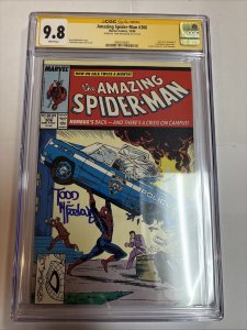 Amazing Spider-Man (1988) # 306 (CGC 9.8 WP) Signed Full Todd Mcfarlane