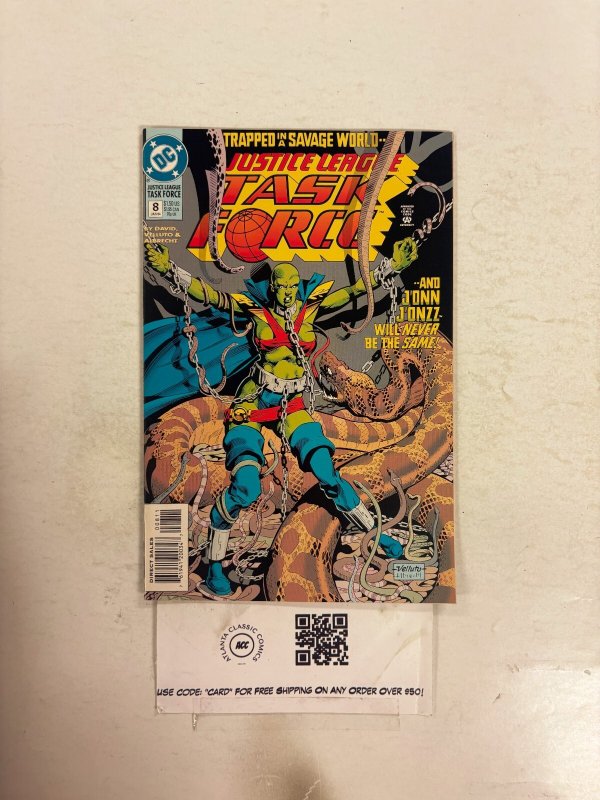 Justice League Task Force #8 NM DC Comic Books Martian Manhunter Gypsy 1 HH113