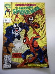 The Amazing Spider-Man #362 (1992) Konami insert intact FN+ Condition