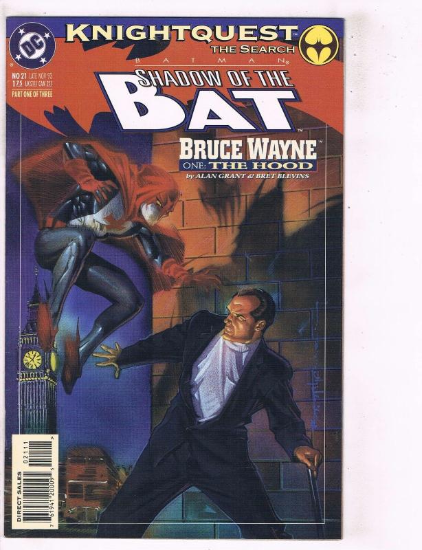 Lot of 4 Batman Shadow of the Bat DC Comic Books # Annual 1+2 18 21 BH22