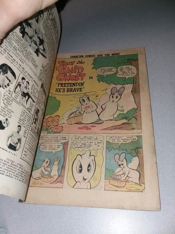 Timmy The Timid Ghost #18 charlton comics 1959 early silver age cartoon comedy  