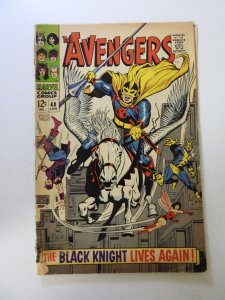 The Avengers #48  1st Dane Whitman as Black Knight Poor condition see desc