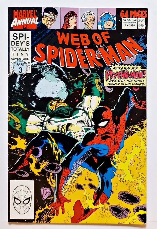 Web of Spider-Man, The #Annual 6 (1990, Marvel) 7.0 FN/VF  