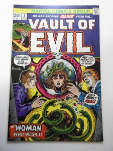 Vault of Evil #3 (1973) VF- Condition: Ink on fc