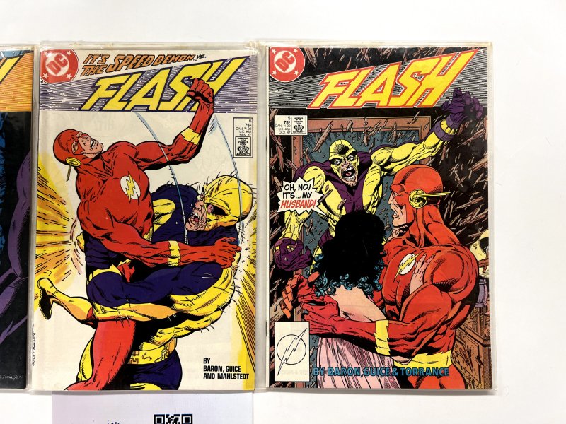 3 Flash DC Comic Books # 5 6 7 Batman Superman Wonder Woman Flash Robin 24 JS17