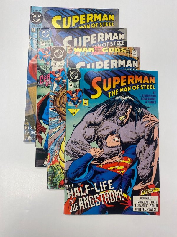 4 Superman DC COMICS #1 2 3 4 21 KM4