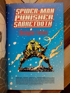 Spider-Man/Punisher/Sabretooth Designer Genes Marvel 1993 TPB Graphic Novel VF