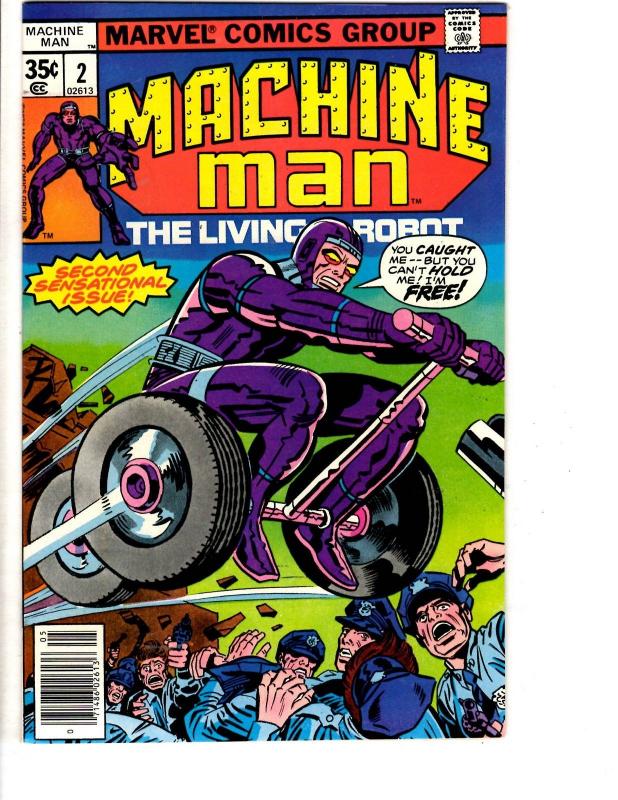 Machine Man # 2 VF/NM Marvel Comic Book The Living Robot Super-Heroes TW65 