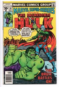 Marvel Super-Heroes #66 - Incredible Hulk - (Marvel, 1977) FN