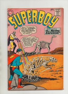 Superboy #111 - Mental Emperor! Dinosaur Cover - (Grade 6.0) 1964