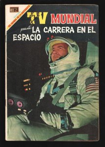 TV Mundial The Race in Space #150 1965-EN-astronaut photo cover-Mexican editi...