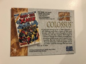 COLOSSUS #14 card : 1992 Marvel Masterpieces Fleer NM/M; base, Jusko art