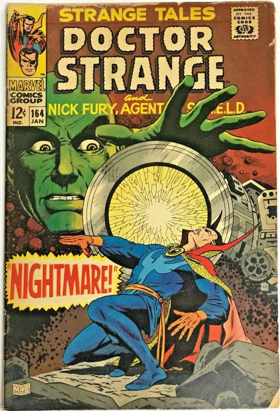 STRANGE TALES#164 VG 1968 MARVEL SILVER AGE COMICS