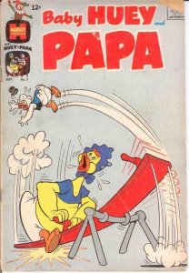 BABY HUEY & PAPA (1962-1968) 3 VG-  Sept. 1962 COMICS BOOK