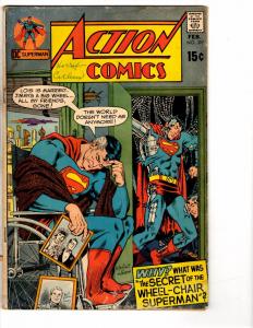 Lot Of 2 Action Comics Feat. Superman # 397 398 DC Comic Book Batman Flash HC4