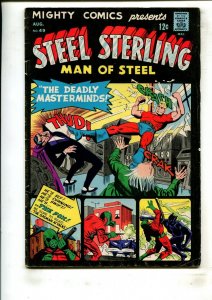 MIGHTY COMICS #49 (4.0) STEEL STERLING!! 1967