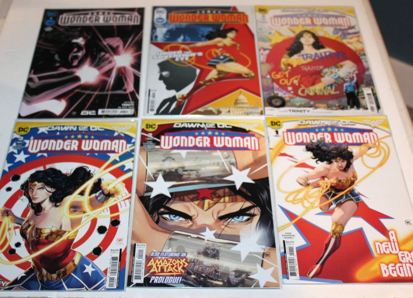 Complete Run Wonder Woman 1 2 3 4 5 6 NM 2023 Tom King Dawn of DC ...