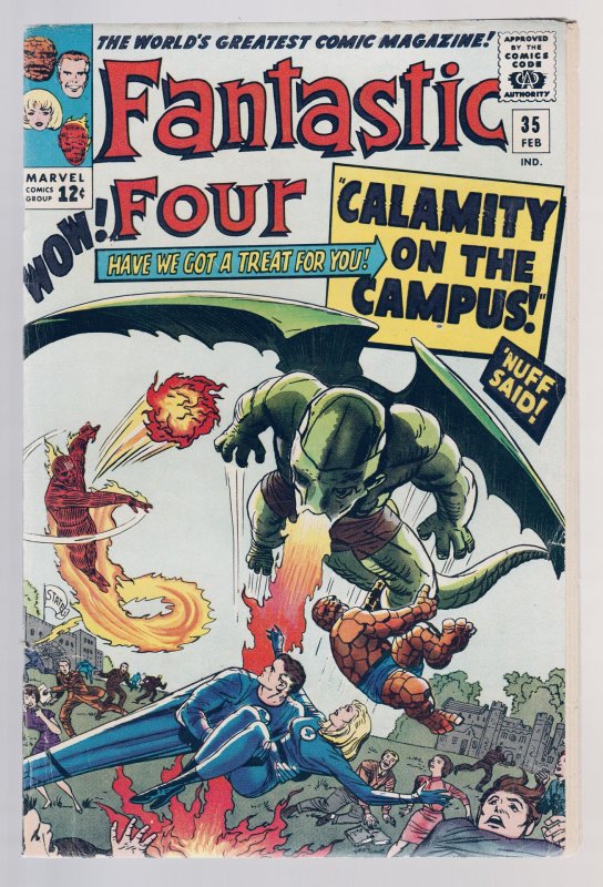 Fantastic Four #35 (1965) 5.5+