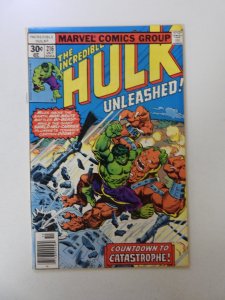 The Incredible Hulk #216 VF condition