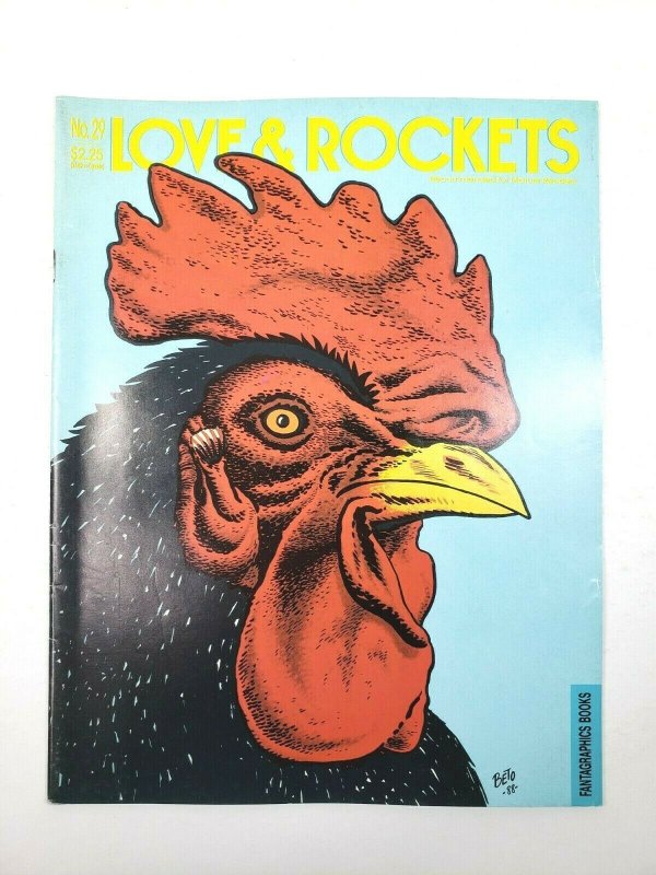 LOVE and ROCKETS No. 29 Fantagraphics 1st Printing 1989 Adult Comic Magazine