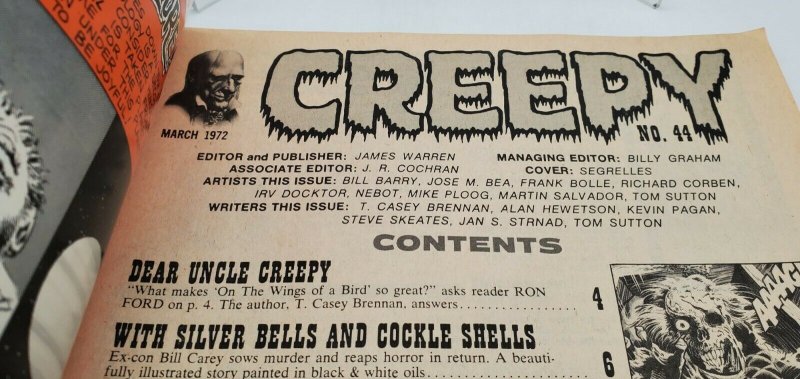 CREEPY MAGAZINE #44 (1971) VF/VF+