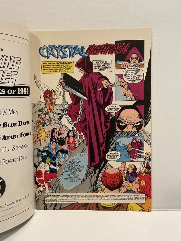 The New Teen Titans #9  1984 Series