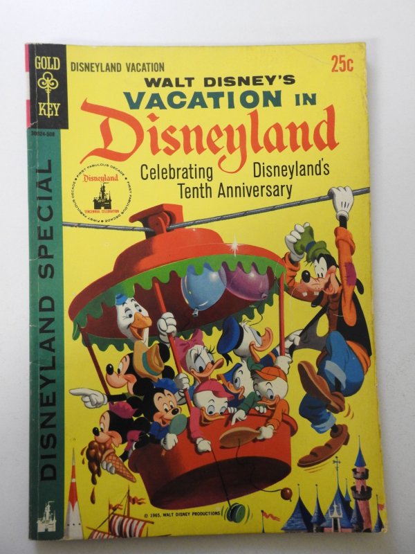 Vacation In Disneyland (1965) VG/FN Condition!