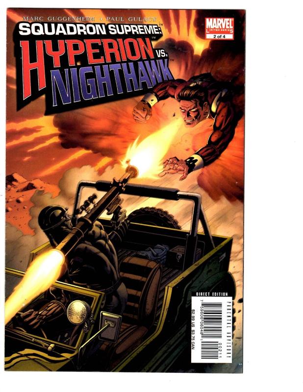 4 Squadron Supreme: Hyperion vs. Nighthawk Marvel Comic Books # 1 2 3 4 BH21