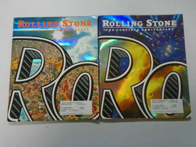 Rolling Stone Magazine 40th anniversary 2 editions (2007)