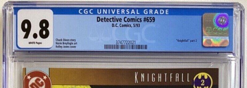 Detective Comics #659 - CGC 9.8 - DC - 1993 - Knightfall!