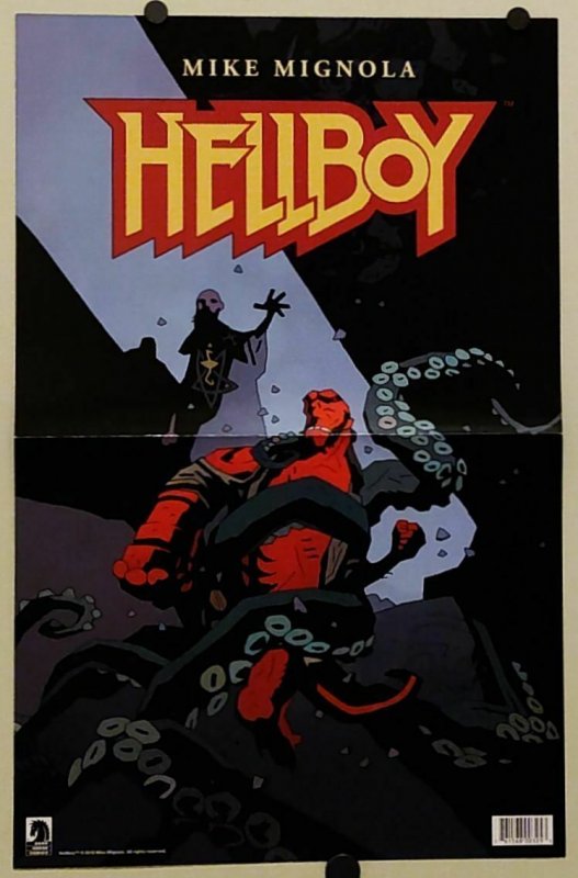 Hellboy Alien 3 Double Sided 2018 Folded Promo Poster (17x11) New! [FP132] 