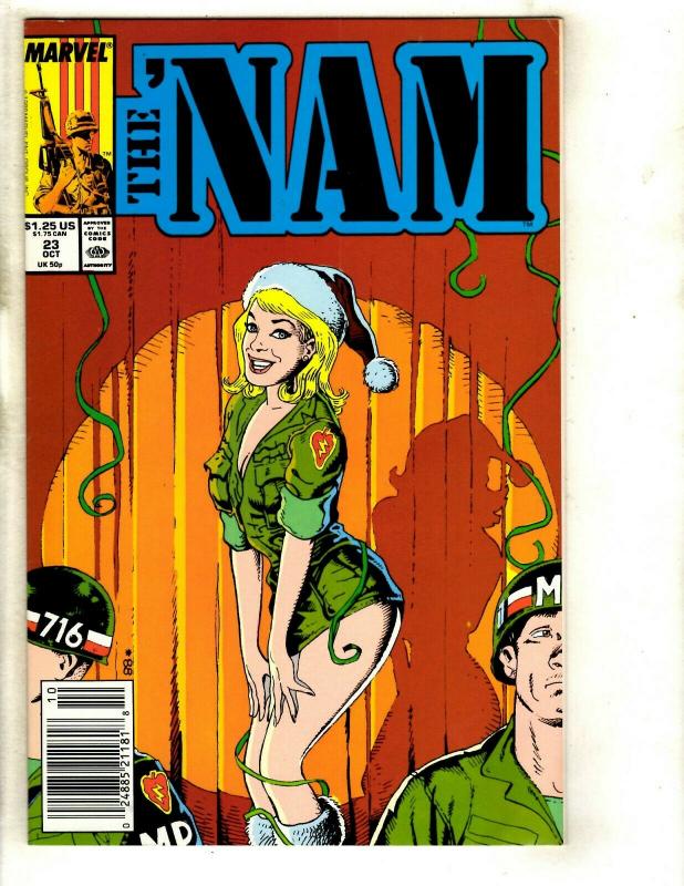 Lot of 12 The 'Nam Marvel Comics 23 34 24 25 26 27 28 29 30 32 33 35 Vietnam DS1