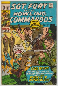 Sgt. Fury And His Howling Commandos #84 (Feb 1971, Marvel), VG condition (4.0)