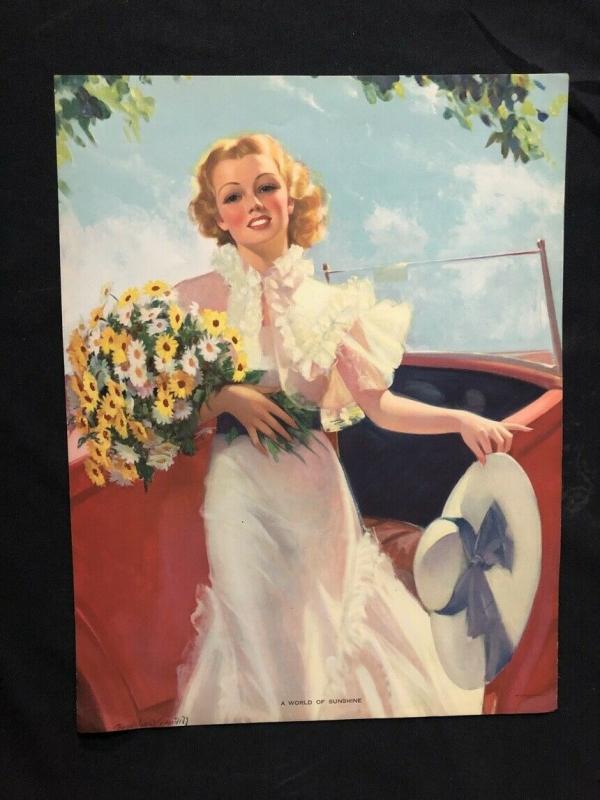 World Of Sunshine Bradshaw Crandell Pin-Up Girl Print