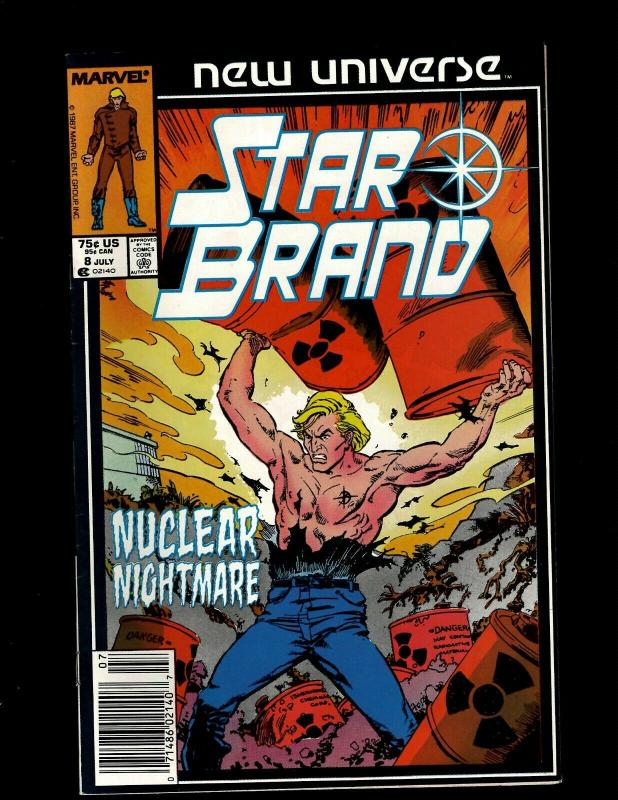 Lot of 12 Star Brain Marvel Comic Books #1 2 3 4 5 6 7 8 9 10 11 12 J410