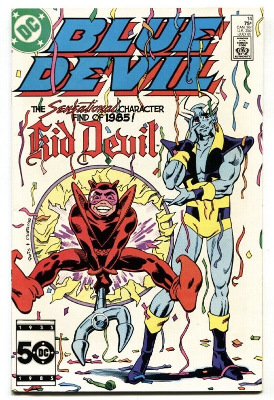 Blue Devil #14-1985-First appearance of KID DEVIL-comic book