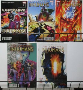 Uncanny Inhumans (Marvel 2015) #1-5 Charles Soule Jay Leisten Blackbolt