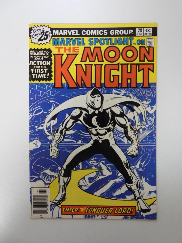 Marvel Spotlight #28 1st solo Moon Knight FN/VF condition