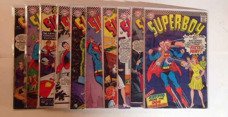 Superboy 131 132 133 134 135 136 137 138 139 140 Grades Vary Lot Set Run