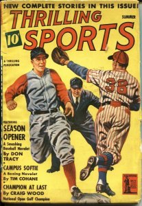 THRILLING SPORTS - SUMMER 1942--FOOTBALL--GOLF--BOBBY JONES--POLO--BOXING--PULP