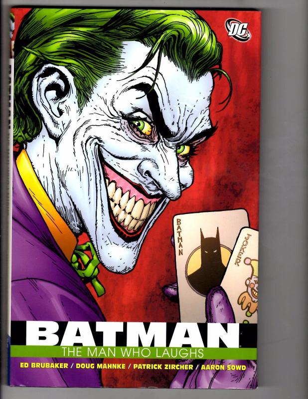 Batman The Man Who Laughs DC Comics HARDCOVER Graphic Novel 1st Print Joker J162