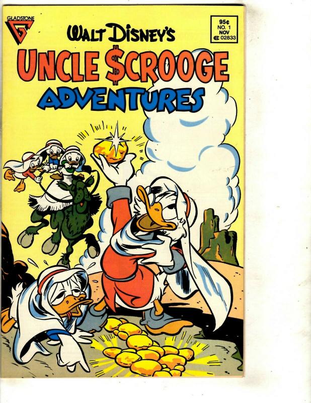 Lot Of 15 Comics Uncle Scrooge's Adventures # 1 2 3 4 5 6 7 (3) 8 (2) 9 (2)  WS4