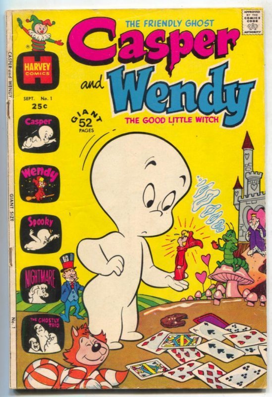Casper and Wendy #1 1972- Harvey Comics VG
