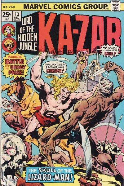 Ka-Zar (1974 series) #13, VF (Stock photo)