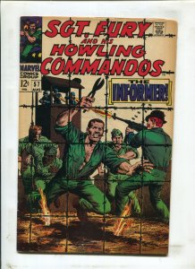 SGT FURY AND HIS HOWLING COMMANDOS #57 (7.5) THE INFORMER 1968