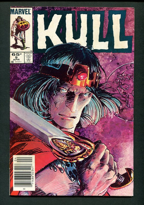 Kull The Conqueror #9  (4.5 VG+) Newsstand / Barry Windsor-Smith Cover / 1985